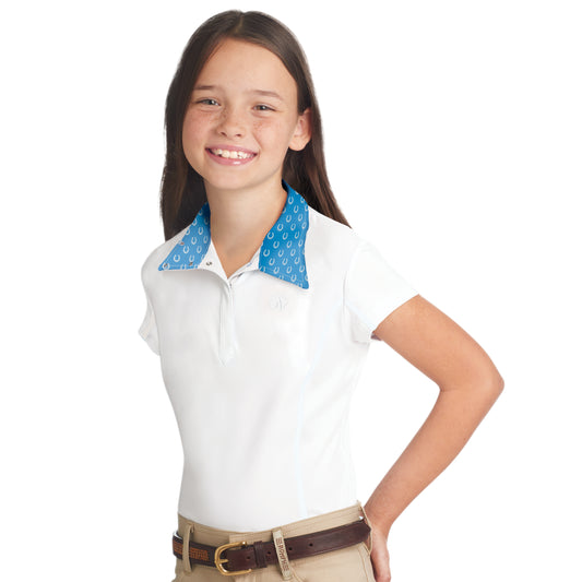 Ovation® Ellie Child's Tech Show Shirt- Short Sleeve