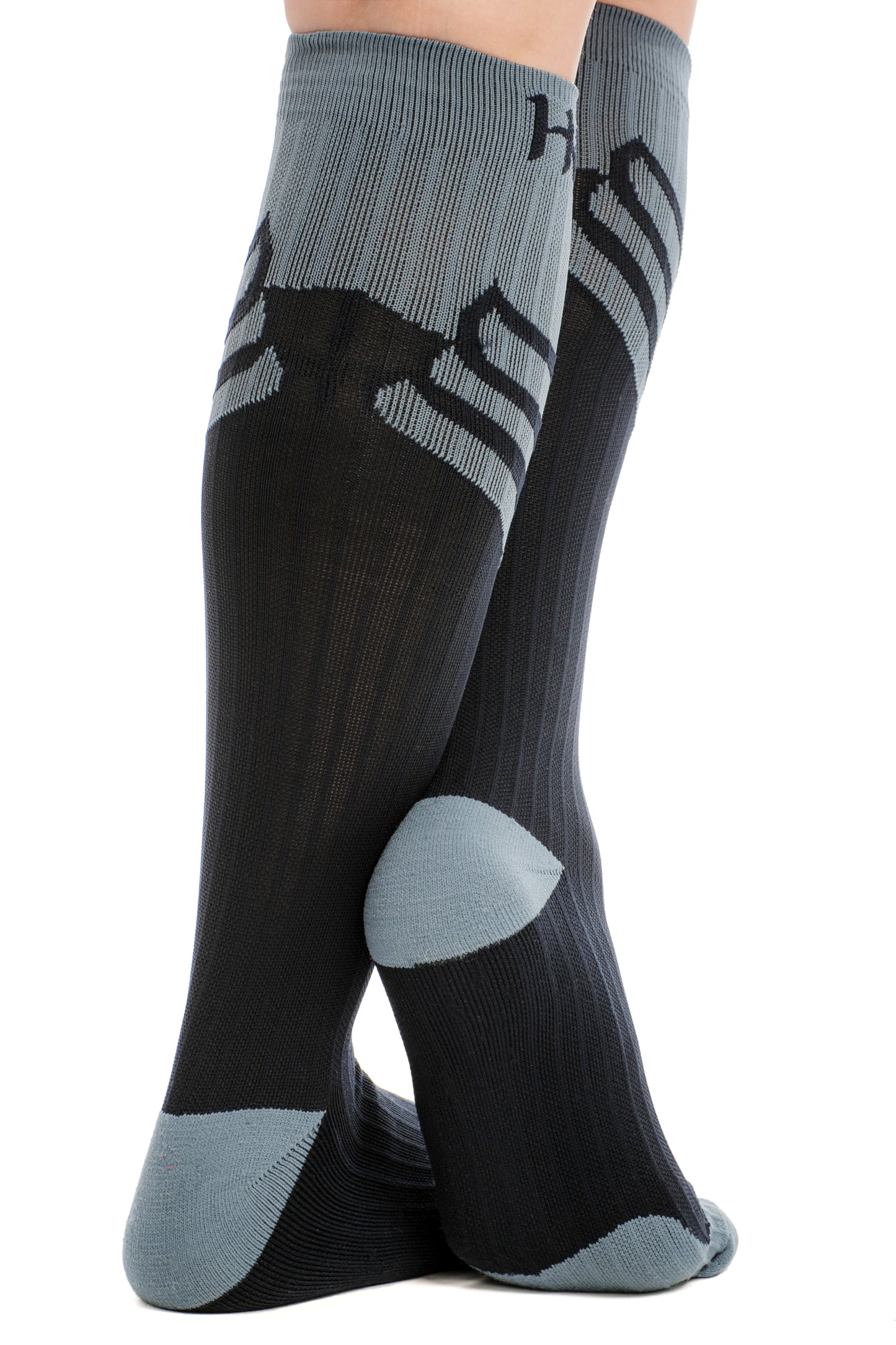 Sport Compression Socks- Blue Grey
