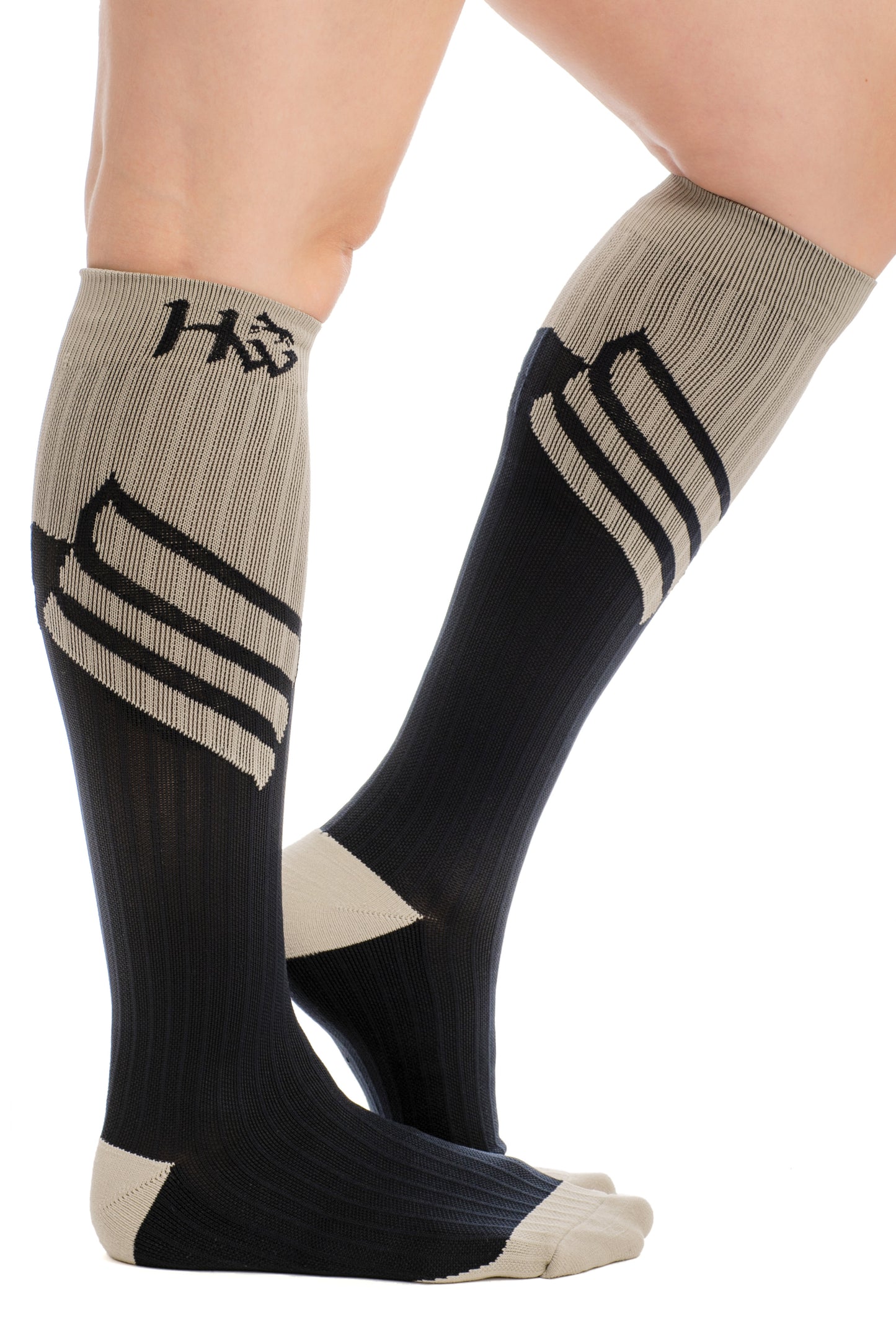Sport Compression Socks- Misty Grey